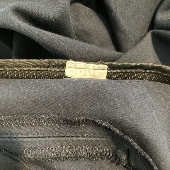 Zara Skinny Pants Size XS Navy Blue Ankle Length - Picture 7 of 7